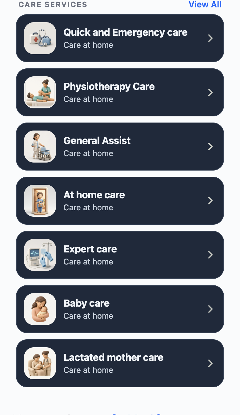 GoMedGo app care services